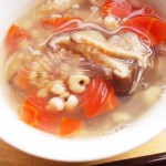 はと麦と緑豆春雨のスープ