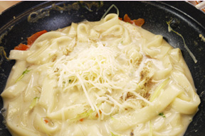なーんちゃってカルボナーラ風うどん