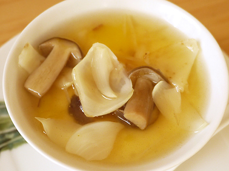百合根の餡かけ茶碗蒸し