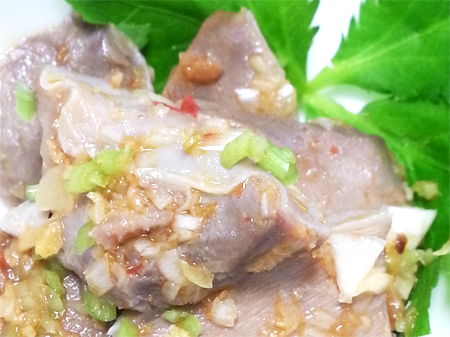 砂肝の香味和え