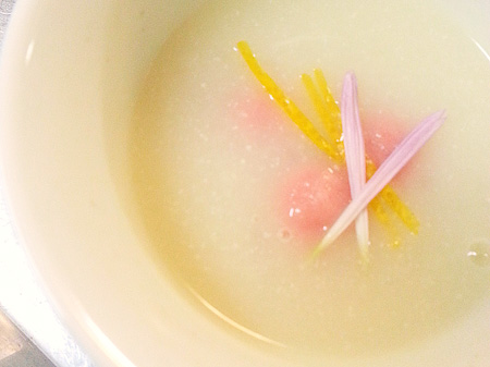 蕪のすり流し汁