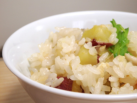 さつま芋の炊き込みご飯