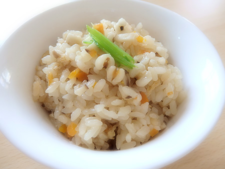 はと麦の炊き込みご飯