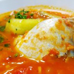 薬膳料理レシピ：紅花入り鯖のトマトスープ