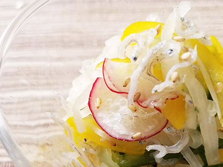 お野菜としらすのサワー漬け
