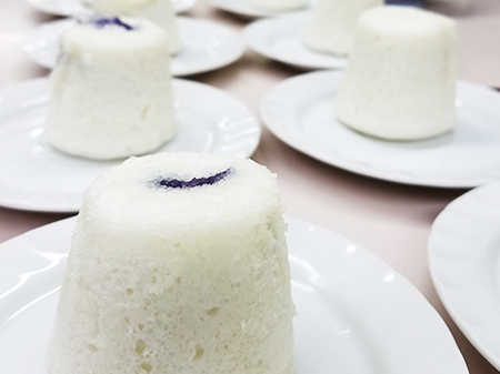 紫芋餡のかるかん