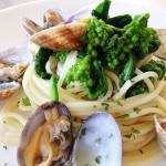 薬膳料理レシピ：菜の花と浅利のパスタ