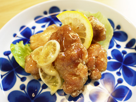 レモン鶏 完成