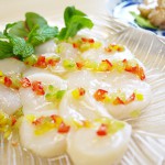 薬膳料理レシピ：ホタテのカルパッチョ